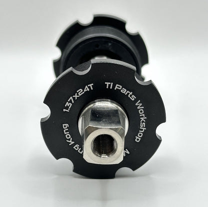 TPW Brompton Titanium Spindle Bottom Bracket - Enduro Ceramic Bearings - 118.5