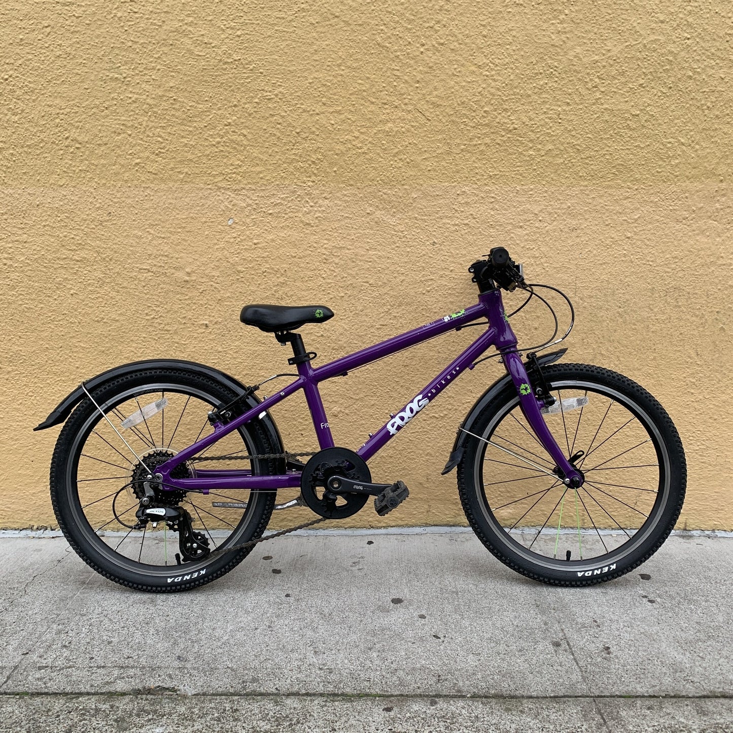 Used Frog 55 Kids Bike Purple