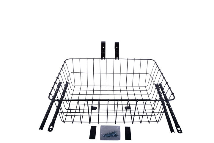 Wald 1392 Front Basket, Black, Multi-Fit