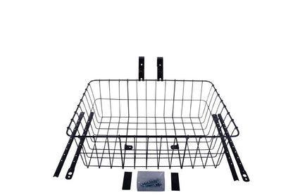 Wald 1392 Front Basket, Black, Multi-Fit