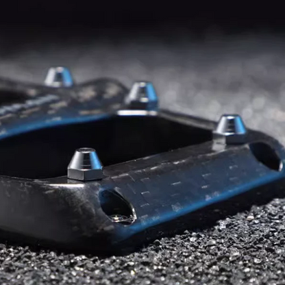 Woodman Ultralight Carbon Pedals for Brompton - Titanium