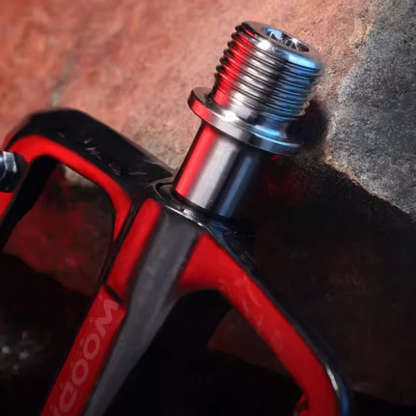 Woodman Ultralight Carbon Pedals for Brompton - Titanium