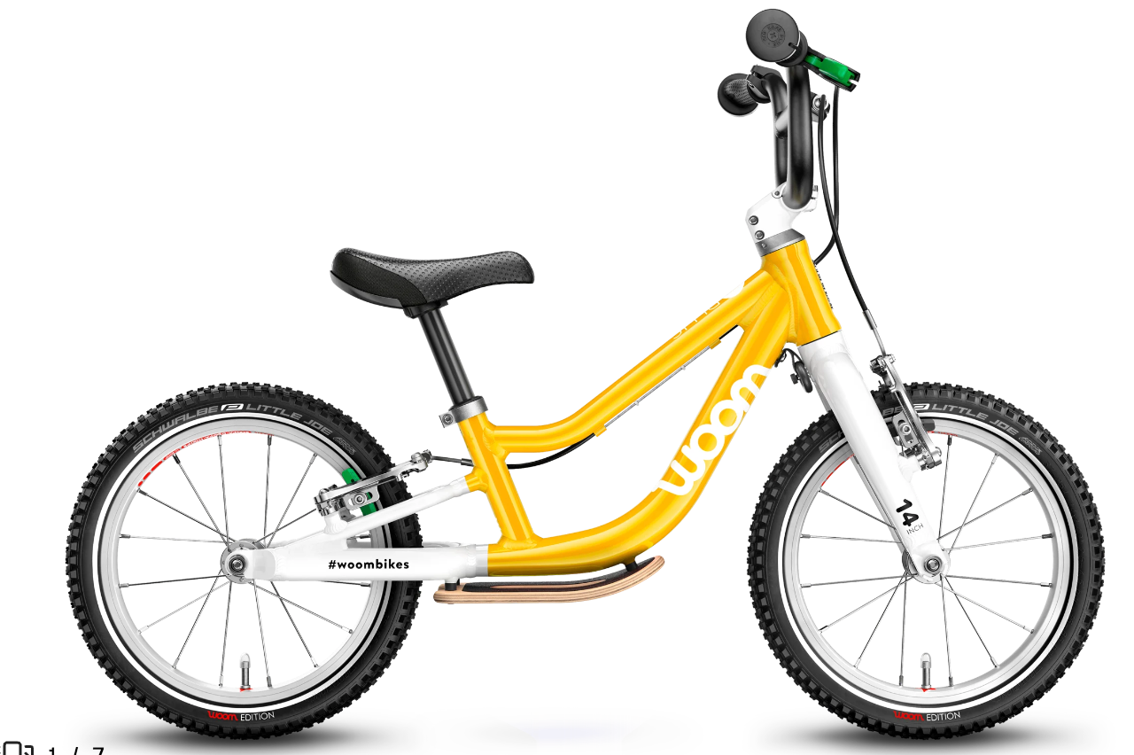 Woom 1 PLUS 14-Inch Kids' Balance Bike