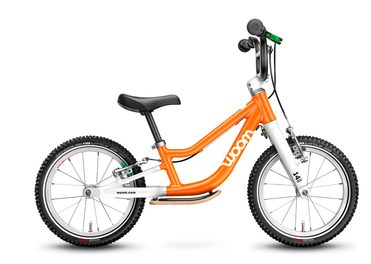 Woom 1 PLUS 14-Inch Kids' Balance Bike