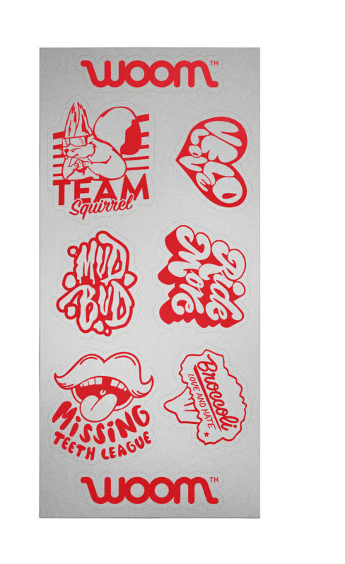 Woom GLAM Reflective Sticker Set